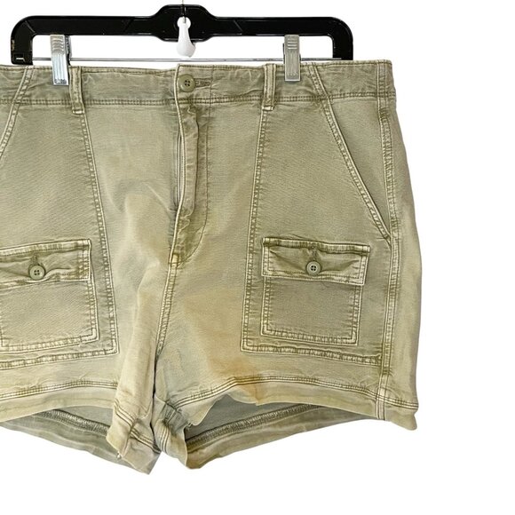 American Eagle Denim Shorts Womens 16 Highest Rise 90s Boyfriend Pockets Dill - Picture 3 of 5